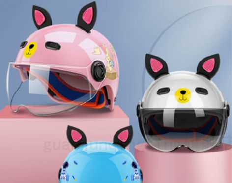 电动车儿童头盔电动电瓶车安全帽男女孩小孩宝...