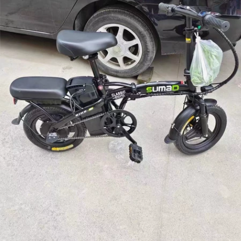 厂家直销德国名顶折叠电动自行车锂电池外卖电...