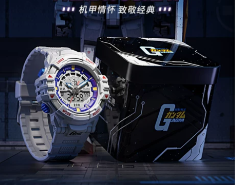 刀锋高达联名手表男款中学生初中男生男士机械...