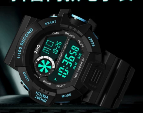 手表男学生儿童小学生运动初中男孩男童防摔中...