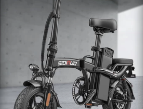 斯帝诺新款折叠电动车两轮锂电轻便电助力代驾...