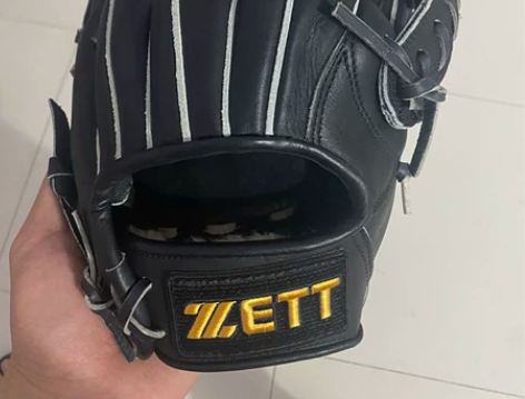 出两只棒球手套 zett台制pro 耐克s...