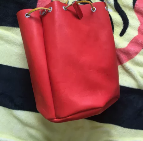 棒球手套袋 全皮 日本带回 有挂扣 可能也...