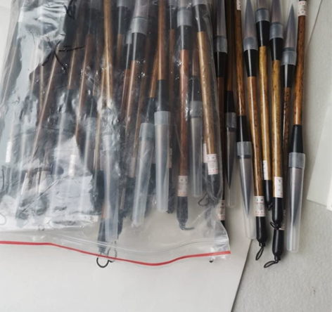 【精品水貂】大毛笔。很有弹性，很顺滑，易收...