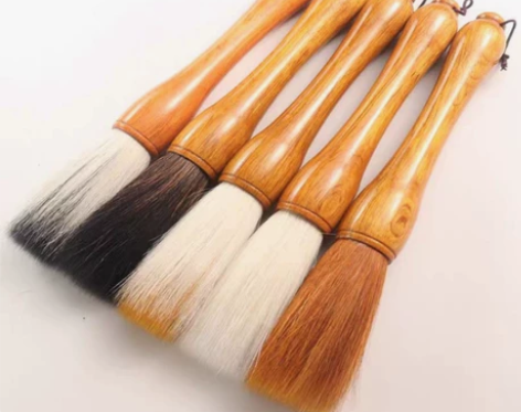 大号斗笔抓笔狼羊兼熊毫国画书法对联笔羊毫提...