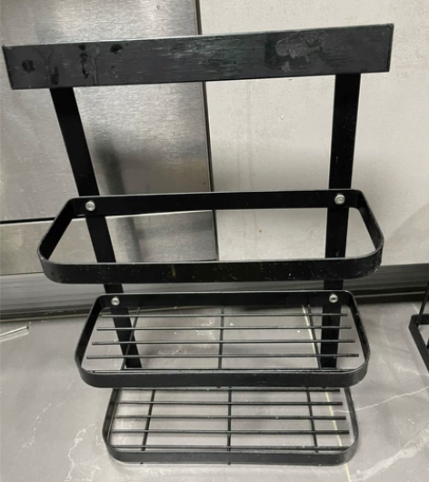 厨房挂件 五件套 有轻微胶印 需要自购免钉...