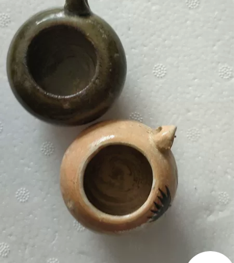 宋代文房水盂 陶质，全品无伤，包老，两个的...