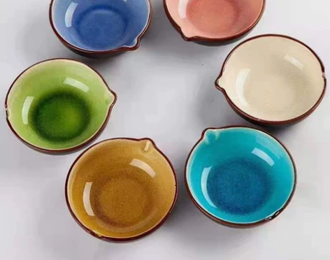 景德镇陶瓷墨碟小砚台墨碗墨蝶水碟笔洗墨池墨...