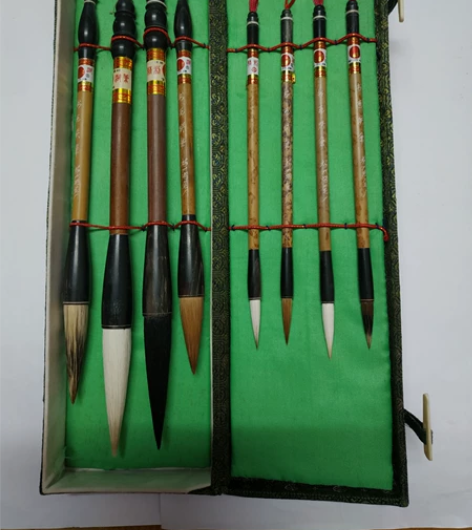 杨州湖笔厂  金羽牌  书画联笔 整盒套装...