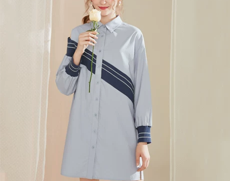 阔春季新款韩版女装ins超火学生宽松长袖露...