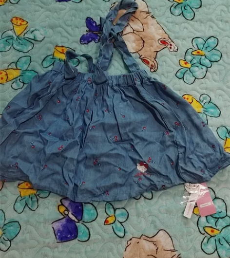 背带裙110全新! 感兴趣的话点“我想要”...