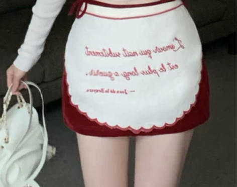 半身裙短裙Romance of girl红...