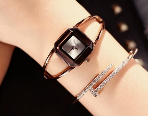 香港金米欧Kimio正品石英表简约时尚方形...