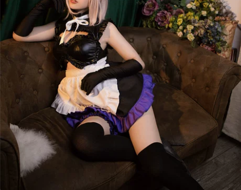 猫老师 Cosplay女装女仆装，一次都没...