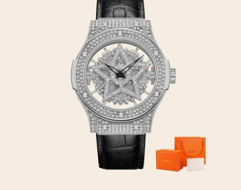 DAVENA蒂玮娜五芒星时来运转手表女款满...