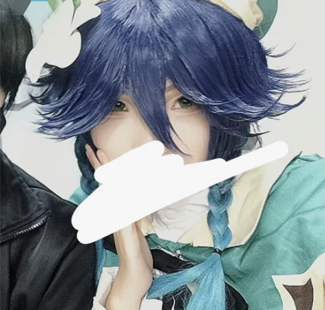 温迪cos 初兽猫家l码 假发已造型 衣...