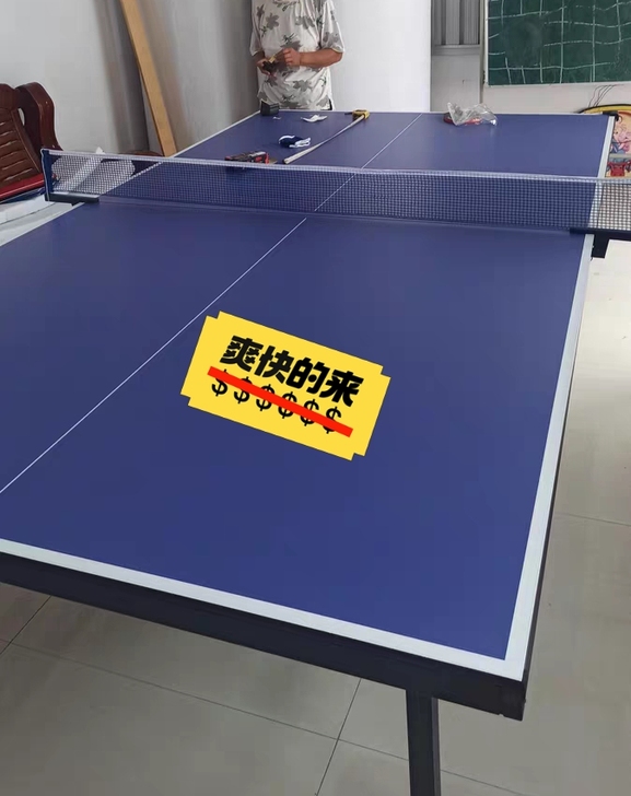 国标标准尺寸可折叠乒乓球桌比赛球桌室内乒乓...