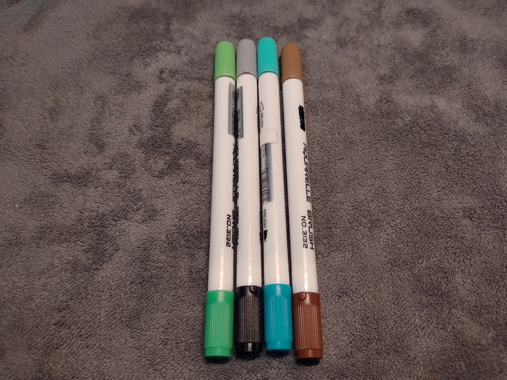 手绘毛笔套装 形状:圆头 笔类型:水性笔