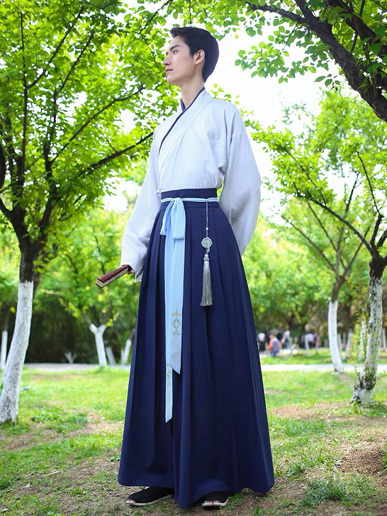 【重回汉唐】汉服男锦瑟正品原创设计日常传统