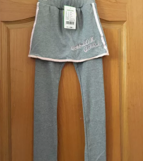 卡西龙女童连裙打底裤，针织棉，手感舒服，松...