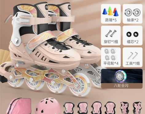 斯威溜冰鞋儿童轮滑鞋初学者品牌男童女童正品...