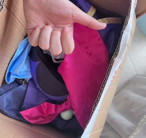 次元依家  原神七七cos服L码，妈的试也...