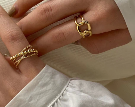 依大仙代购指环 材质：18k镀金925银，...