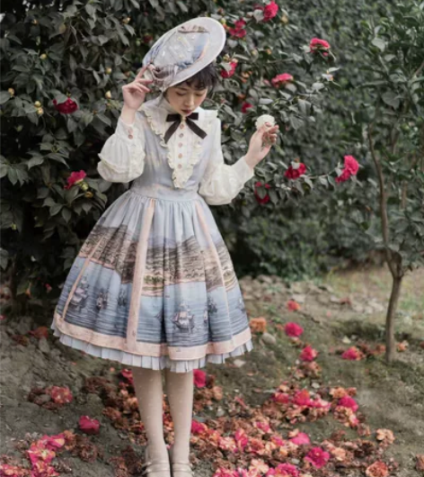 退坑出:适合秋冬的lo裙  长袖洛丽塔 二...