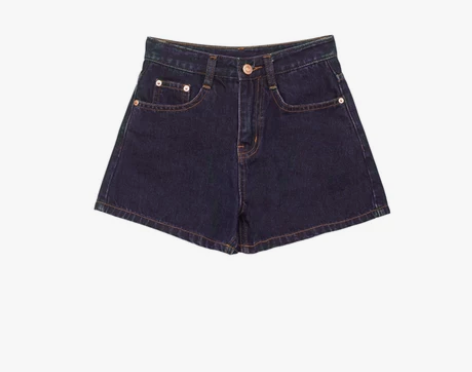 深蓝色牛仔短裤本期王炸业务能力超强的牛仔裤...