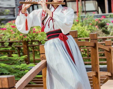 日常汉服魏晋风交领齐腰襦裙夏中国风古装改良...