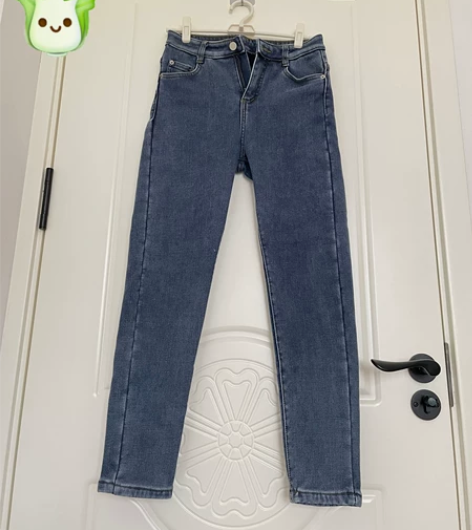 牛仔裤阔腿裤加绒jk 小脚裤西装裤条绒裤破...