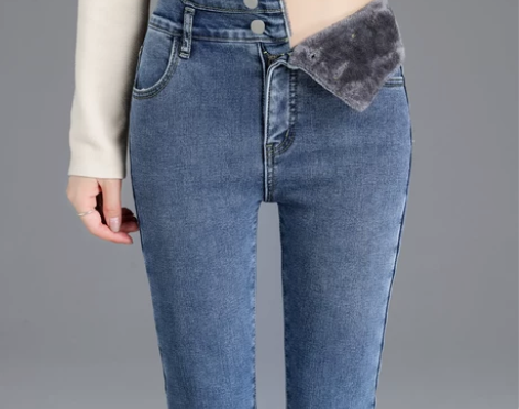 【跨年狂欢】秋冬牛仔裤女士2021年新款高...