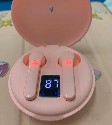 雅兰仕蓝牙耳机，带移动充电仓，全新未使用！...