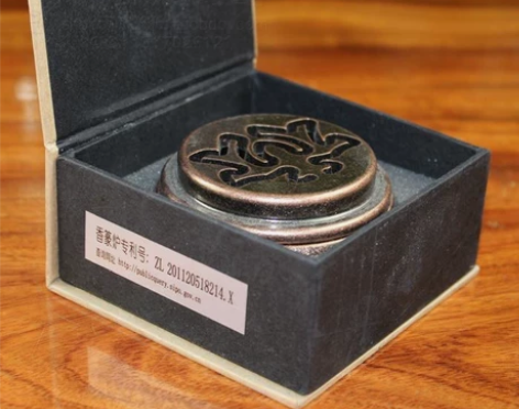 手染铜莲花款香篆炉香薰炉打香篆工具香拓薰香...