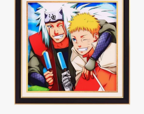 动漫火影忍者 动漫人物手办动漫纸艺立体画手...