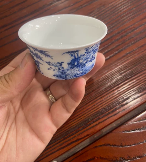 老婆不让把玩了，便宜出，景德镇薄胎瓷，贴画...