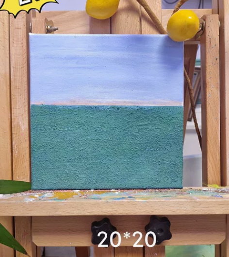 羊阿姨捡漏闲置画丙烯石英砂肌理画 感兴趣的...