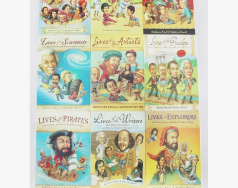 大开全彩 9冊 名人传记 他们的生活 故事...