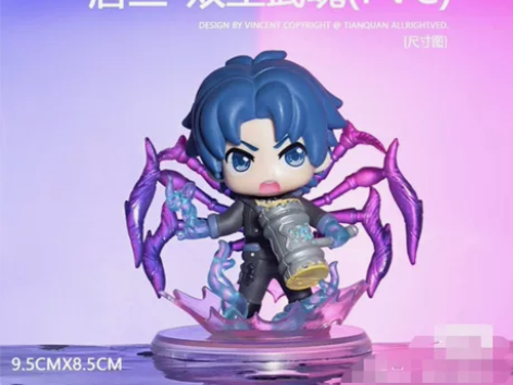 斗罗大陆  手办隐藏款唐三双生武魂， 八蛛...