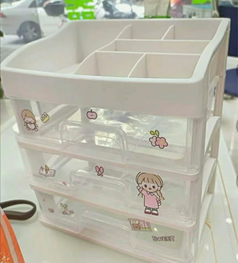 店铺倒闭，清一批桌面化妆品收纳盒四层14....