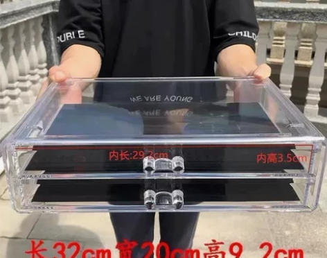 出闲置罐装胶收纳盒 尺寸看图 放罐装胶很合...