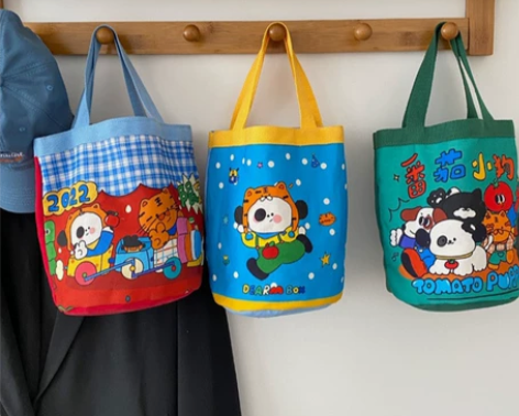 捡漏便当包手提防水上班族小学生饭盒袋包带饭...