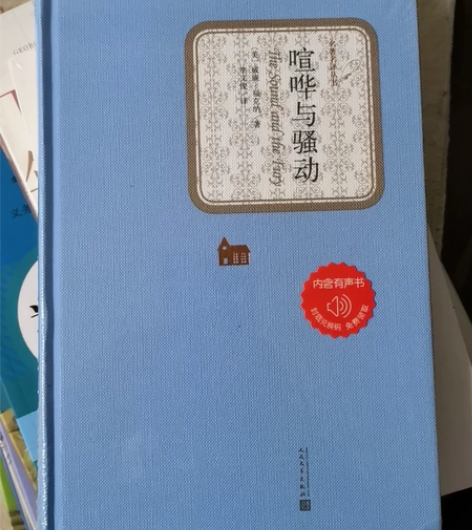 喧哗与骚动，购于当当网，全新未拆封。 感兴...