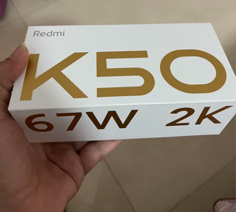 红米k50墨羽色，12+256，十月三号购...