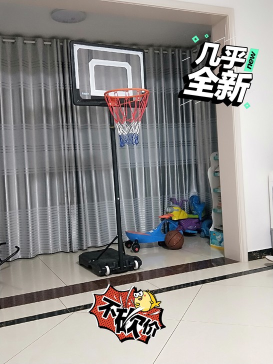 S篮球架闲置物品，几乎全新，没怎么用过，成...