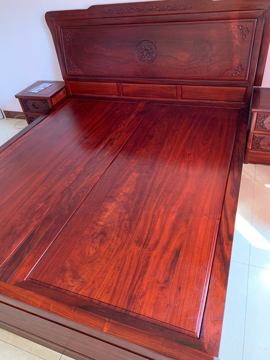 邵氏紫檀红木家居双人床