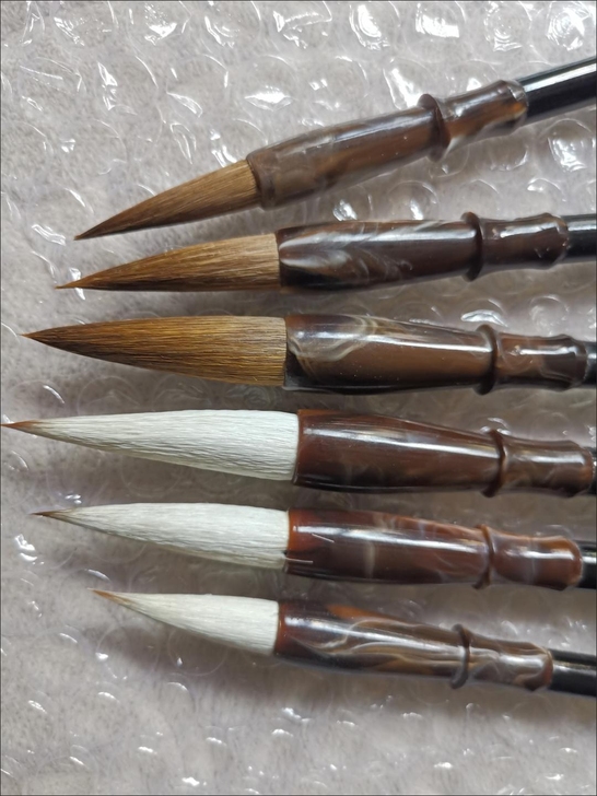 亏本急售10套毛笔套装6支装，狼兼毫书法大...