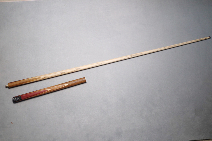 全新奥秘小头杆台球杆 四面实木插花手工杆自...