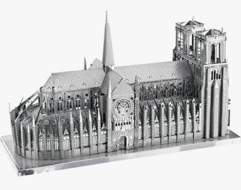 全新拼酷巴黎圣母院拼图 材料包一应俱全，大...