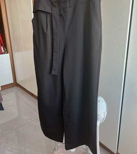 阔腿裤女，品牌：朝花夕拾，全新M码，腰围7...